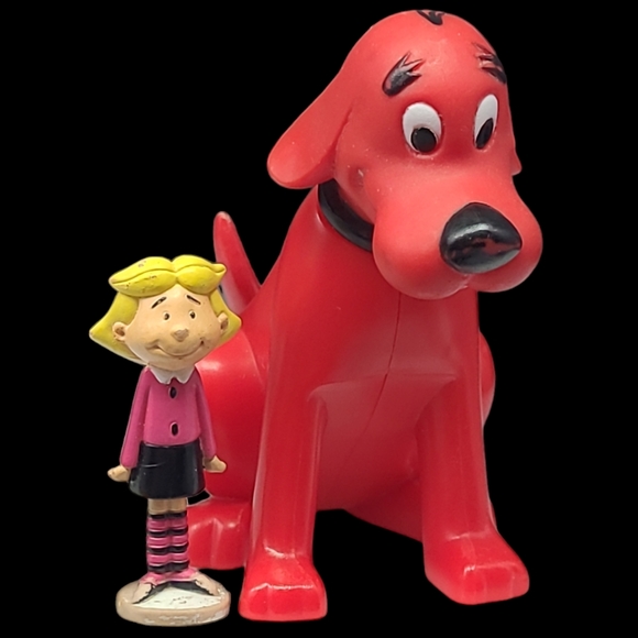 Toy Island MFG. Other - OLDER - CLIFFORD THE BIG RED DOG AND HIS OWNER EMILY ELIZABETH SCHOLASTIC
